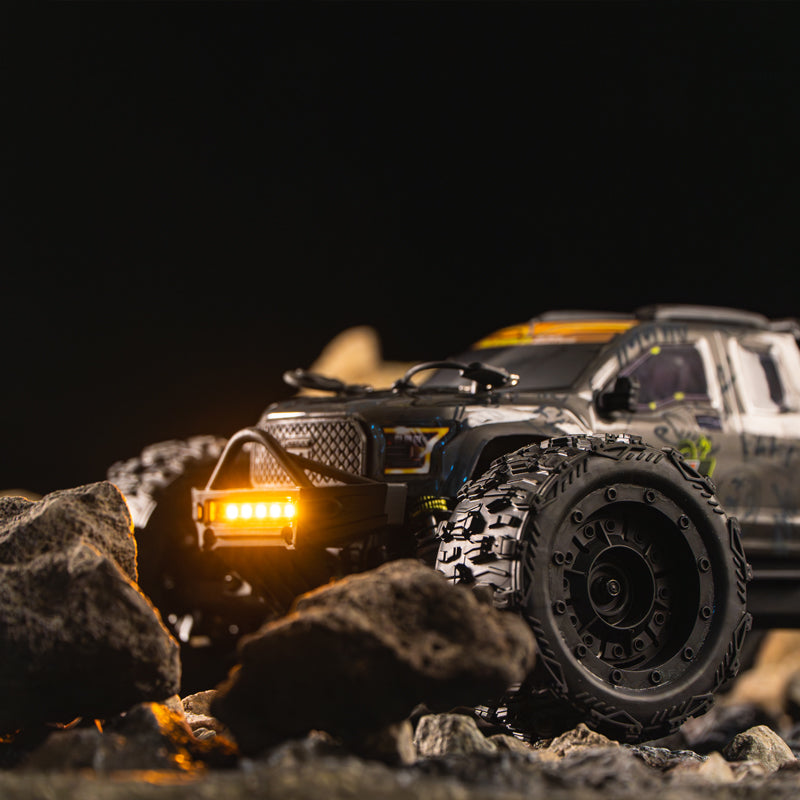 Rlaarlo RC Car Rlaarlo Metal 1/14 Scale Brushless RTR Monster Truck, ROG1