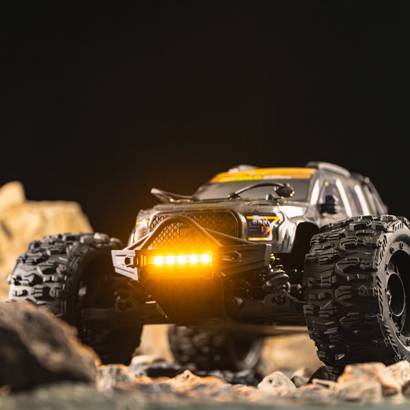 Rlaarlo RC Car Rlaarlo Metal 1/14 Scale Brushless RTR Monster Truck, ROG1