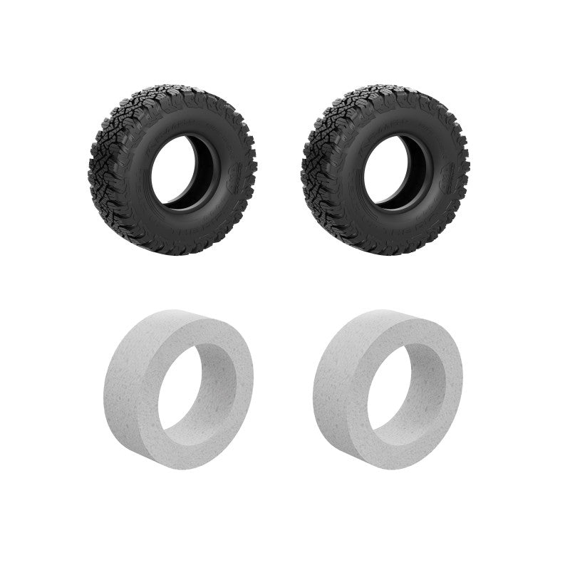 Tire &amp; Foam Insert Set For JK-07 Pro RC Crawler Parts
