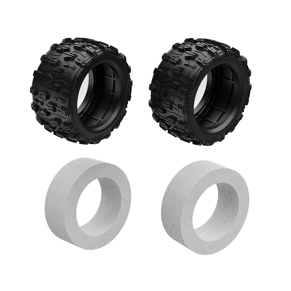 Tyre &amp; Foam Set Spare Part for RC Car ROG14