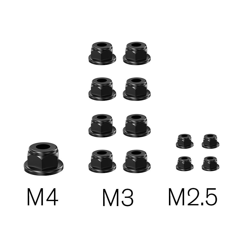 Lock Nut M4 M3 M2.5 Spare Part for RC Car ROG14