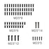 Oval Screw M2.5*14 M2.5*12 M2.5*6 M2.5*5 Spare Part for RC Car ROG14 and X12S