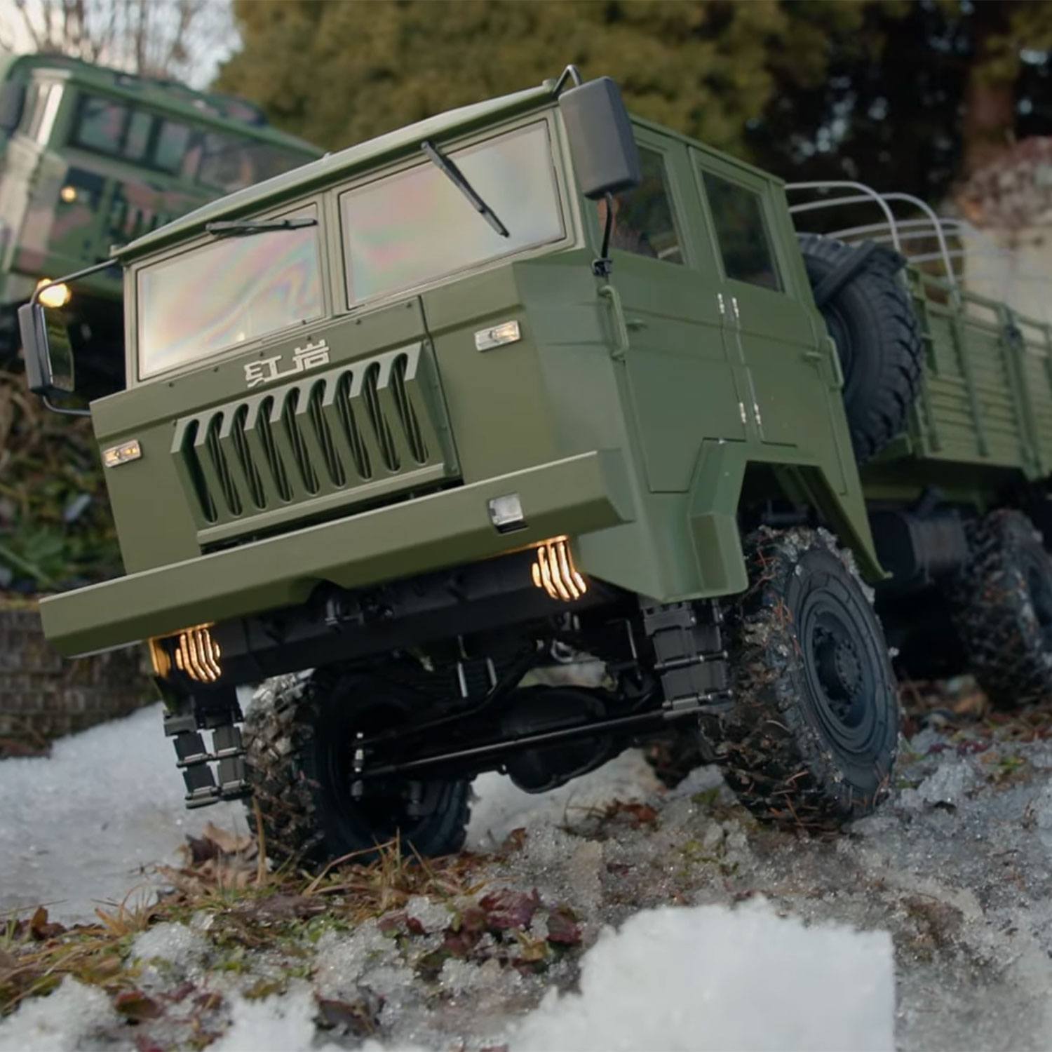 Rlaarlo 1/10 Scale RTR 6X6 Brushed RC Military Trucks HongYan HY6
