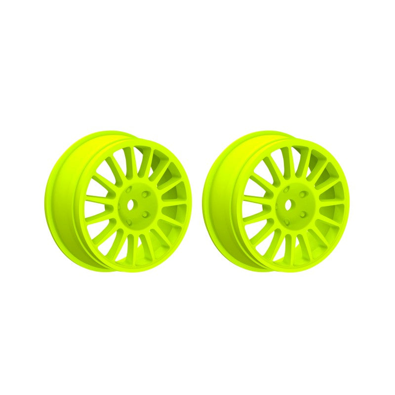 Rlaarlo RC Car Green Wheel Rim For XTS-F10 RC Rally Car