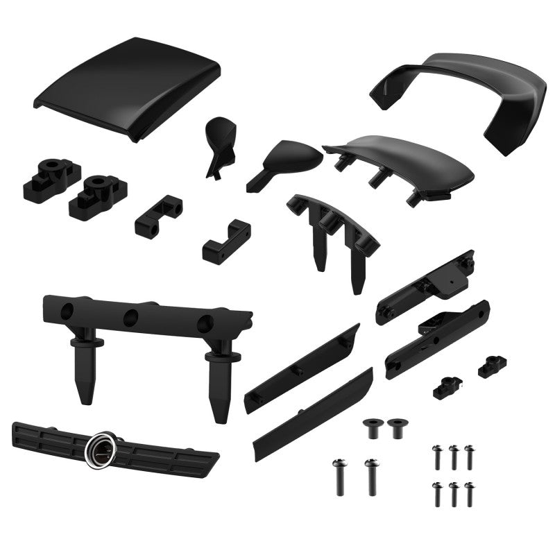 Car Body Simulation Part For XTS-P12 RC Rally Car