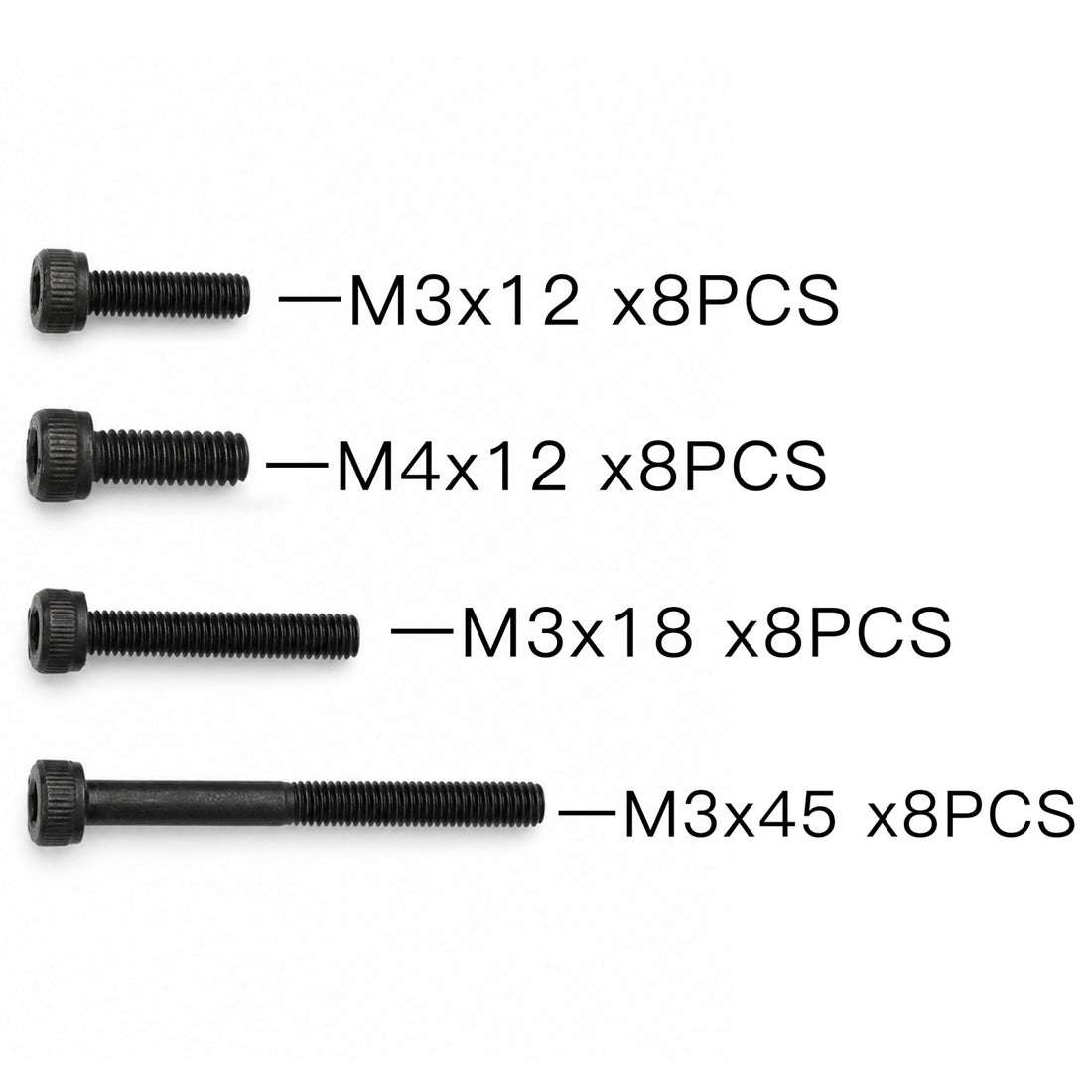 Cap Head Hex Screw Set for DSK Buggy