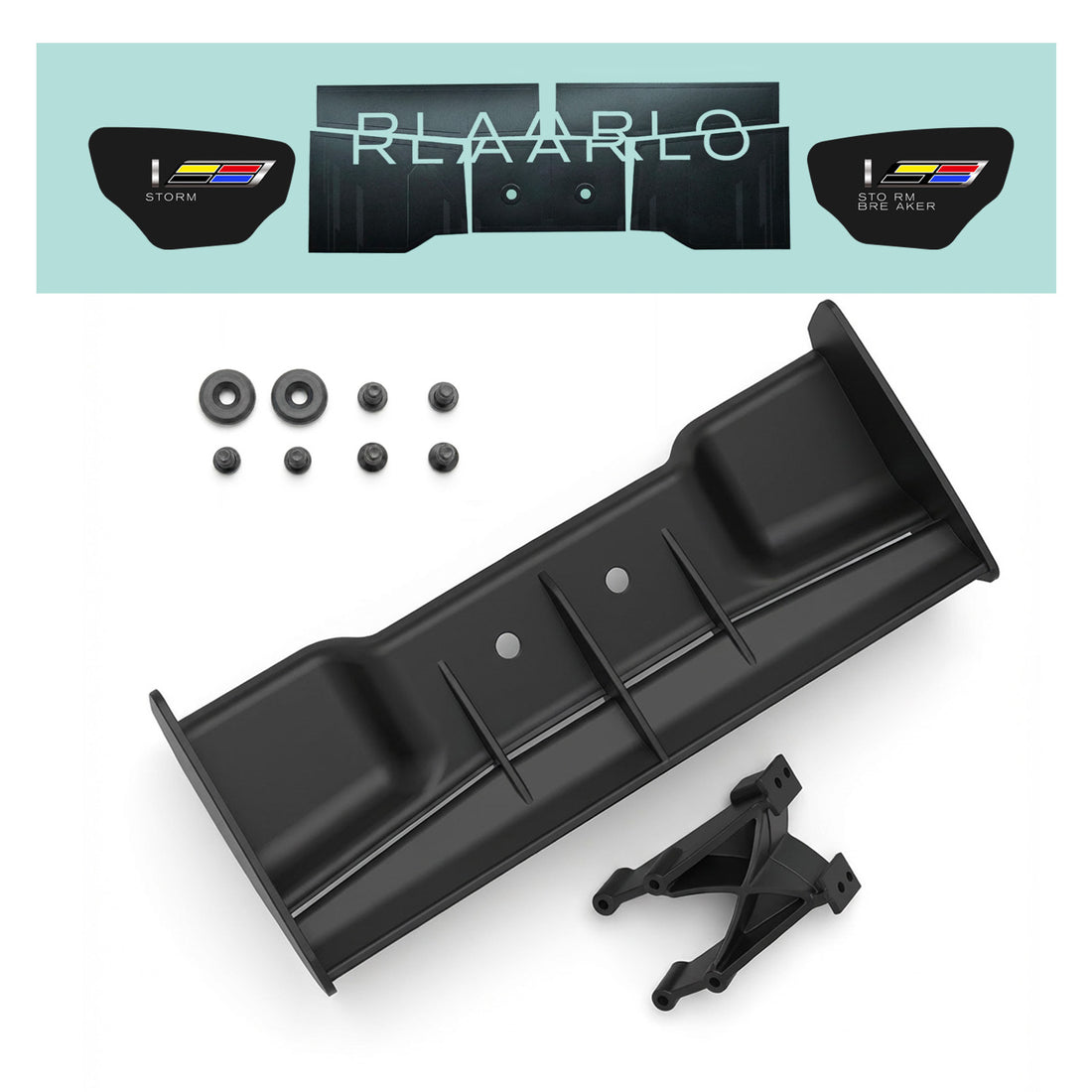 Rear Spoiler Tail Wing Kit For SBK10 RC Buggy