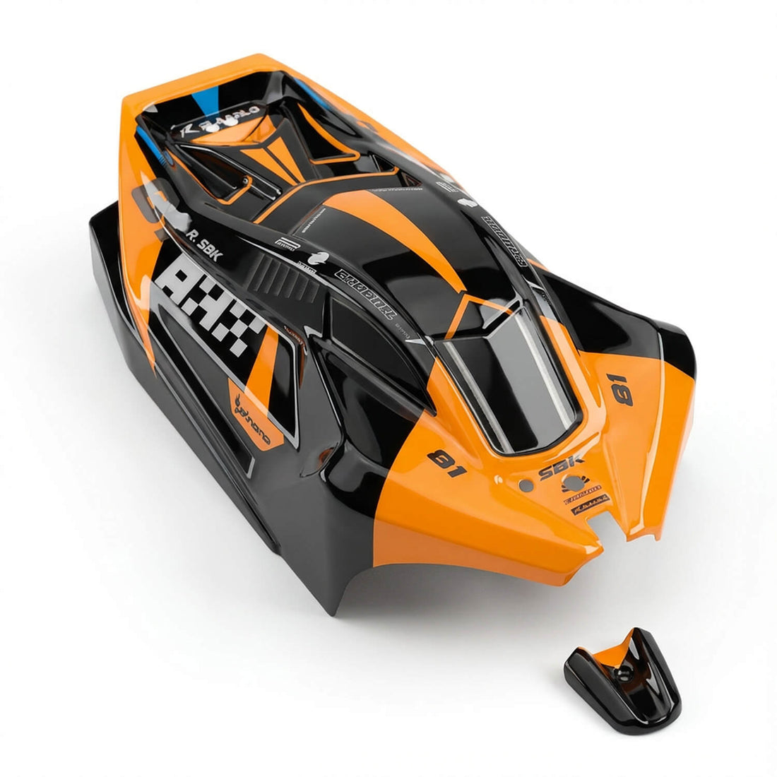 PVC Car Body Orange For SBK10 RC Buggy