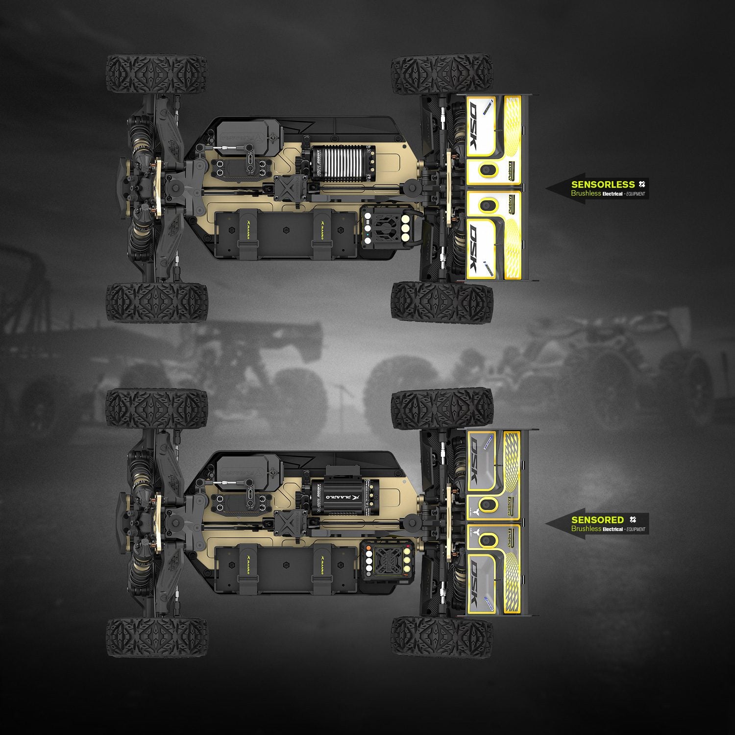 Sensored Brushless System VS Sensorless Brushless System