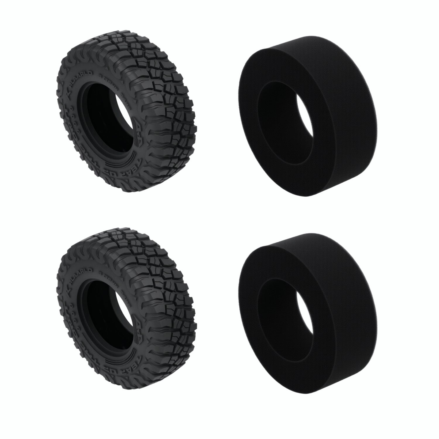 Tire &amp; Foam Insert Set For TK07 Crawler