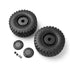 Tire Assemblies (Pair) for Mercedes-Benz Unimog U4000 RC Crawler UM07 - Pre-assembled