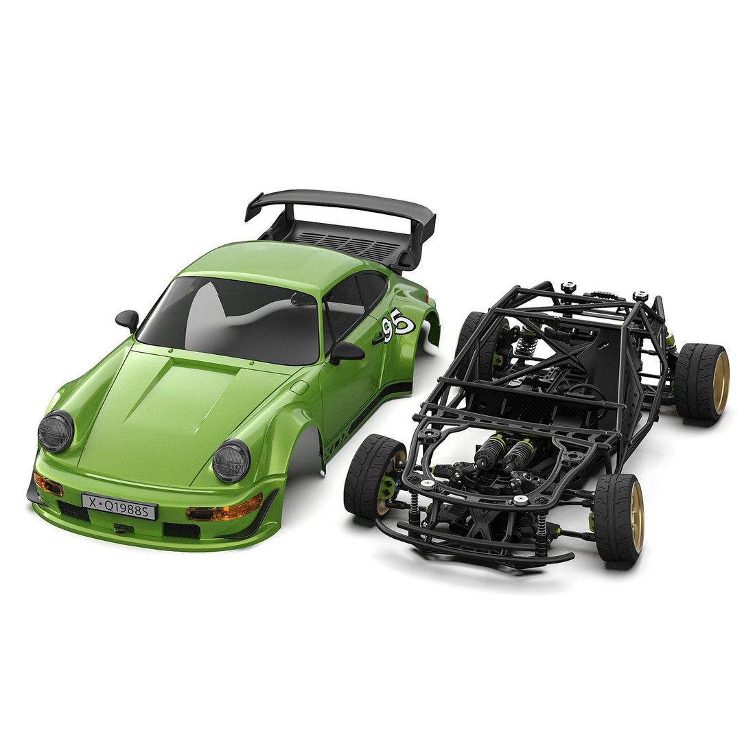 1/10 RWD RC Drift XDX-964 Roller (Without Electric Parts)