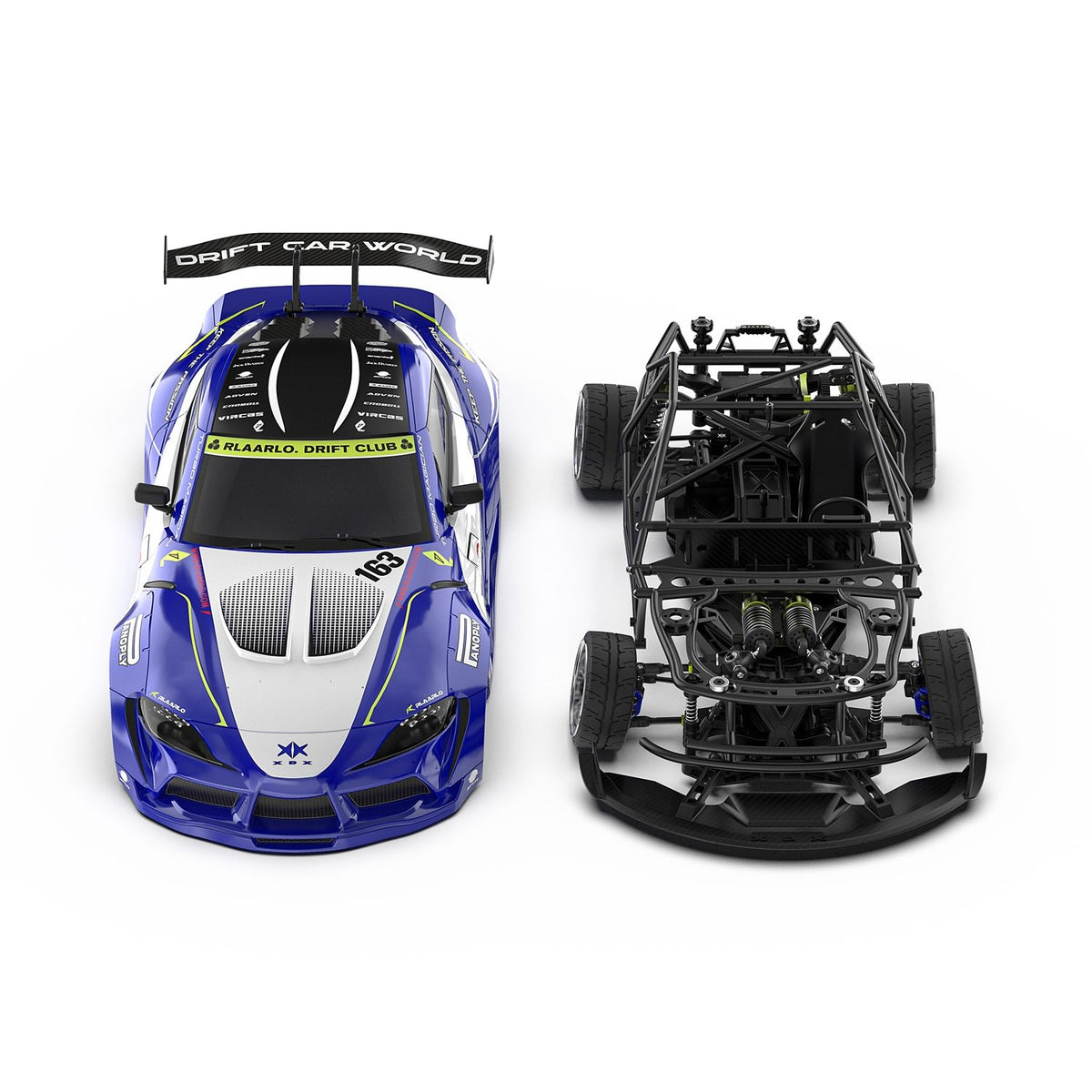 1/10 RWD RC Drift XDX-A90 Roller (Without Electric Parts)