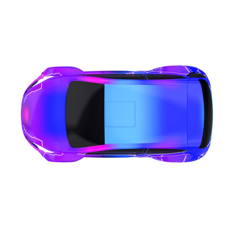 Purple XTS Rally 1.2mm PC Car Body For XTS-F10 RC Rally Car