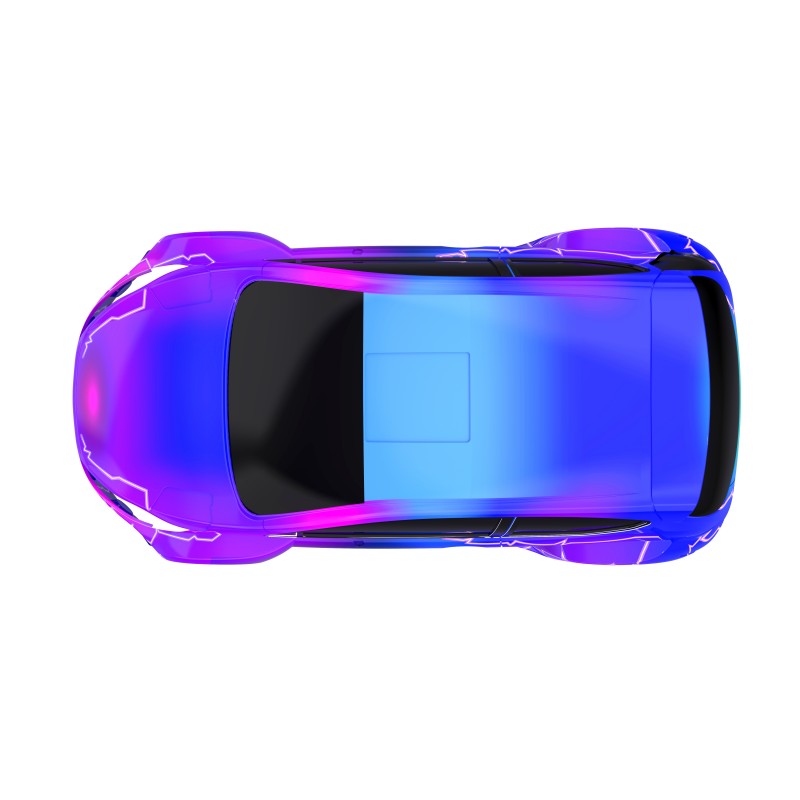 Rlaarlo RC Car Purple XTS Rally 1.2mm PC Car Body For XTS-F10 RC Rally Car