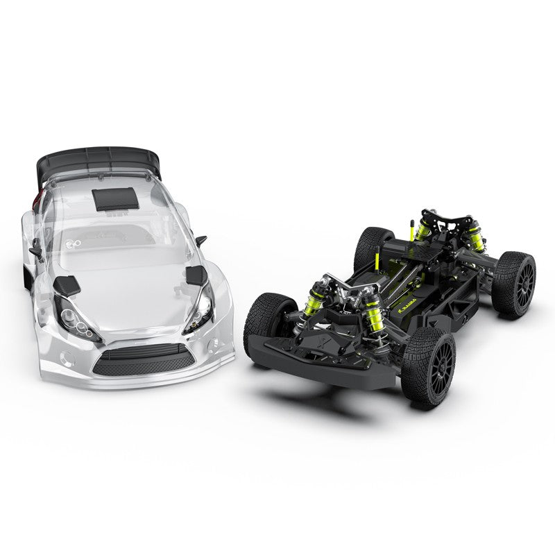 Rlaarlo RC Car Rlaarlo 1/10 Carbon Fiber RC Rally Car XTS-F10 Roller(Without Electric Parts)