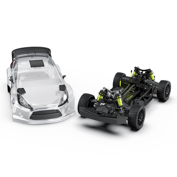4 Cerchi Con Pneumatici Per Auto RC Rally 1/10 – Attacco Esagono 12mm – Compatibili Traxxas, HSP, HPI, Tamiya