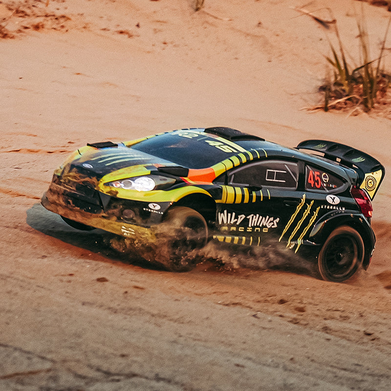 Rlaarlo RC Car Rlaarlo 1/10 Scale RTR 4WD Carbon Fiber Brushless RC Rally Car | XTS-F10