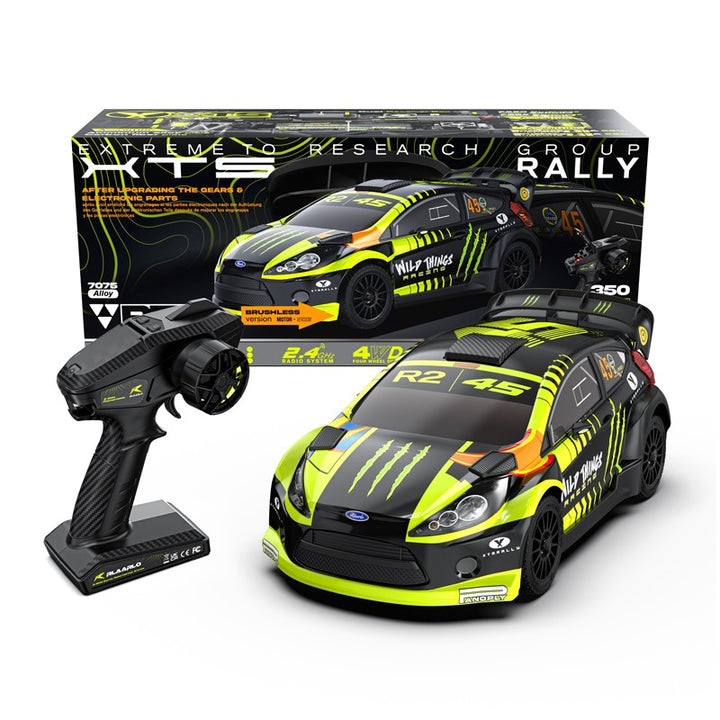 Rlaarlo 1/10 Scale RTR 4WD Carbon Fiber Brushless RC Rally Car | XTS-F10