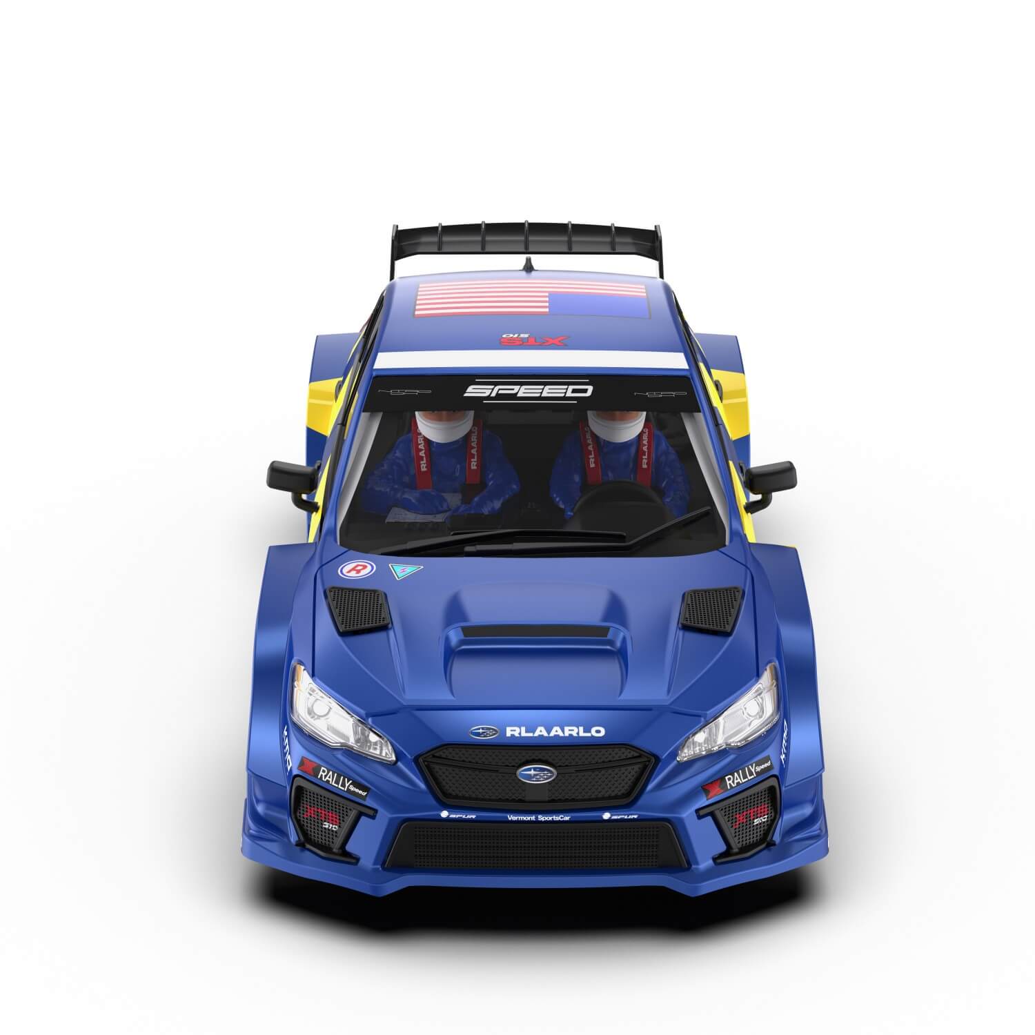 Rlaarlo 1/10 Scale RTR 4WD Carbon Fiber Brushless RC Rally Car | XTS-S10