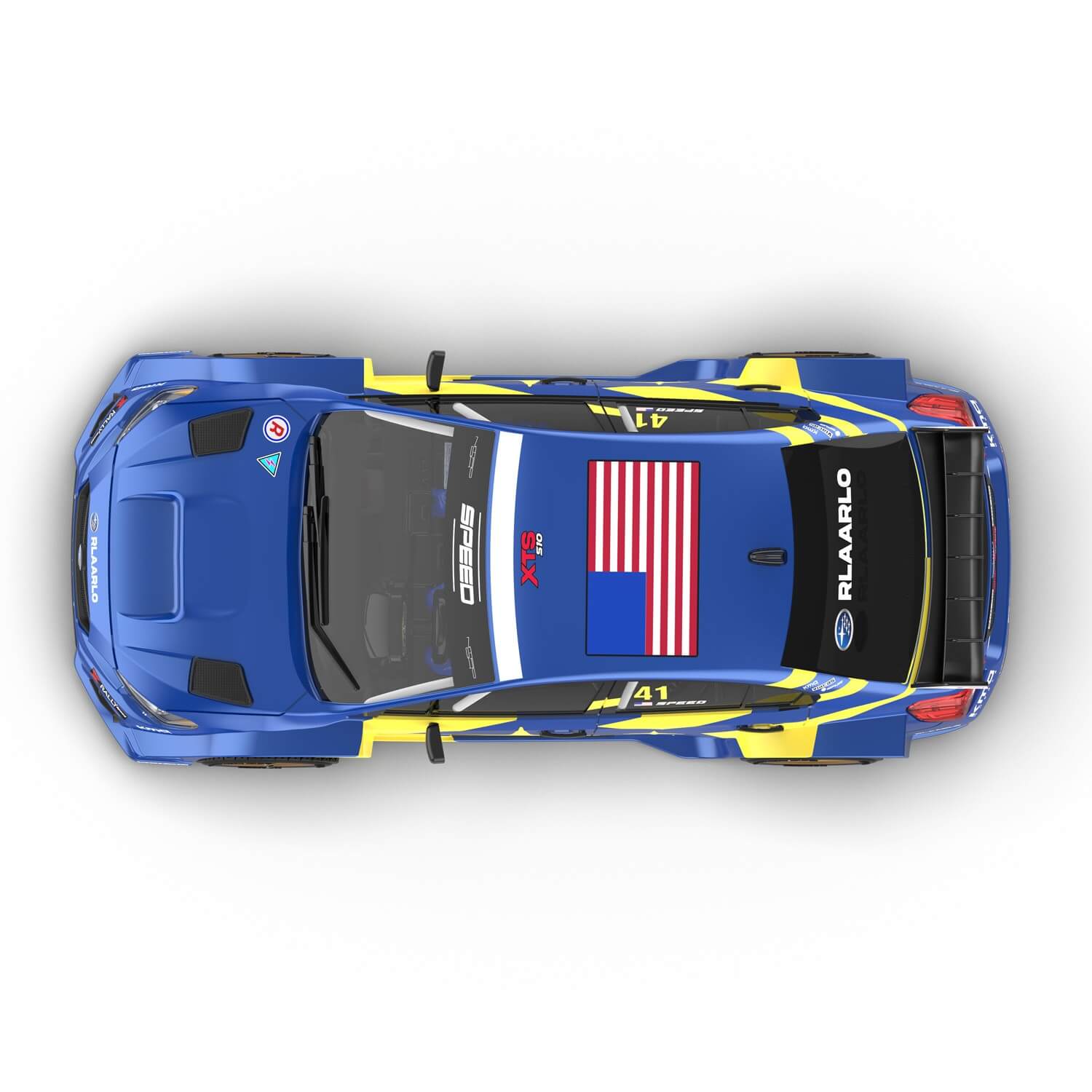 Rlaarlo 1/10 Scale RTR 4WD Carbon Fiber Brushless RC Rally Car | XTS-S10