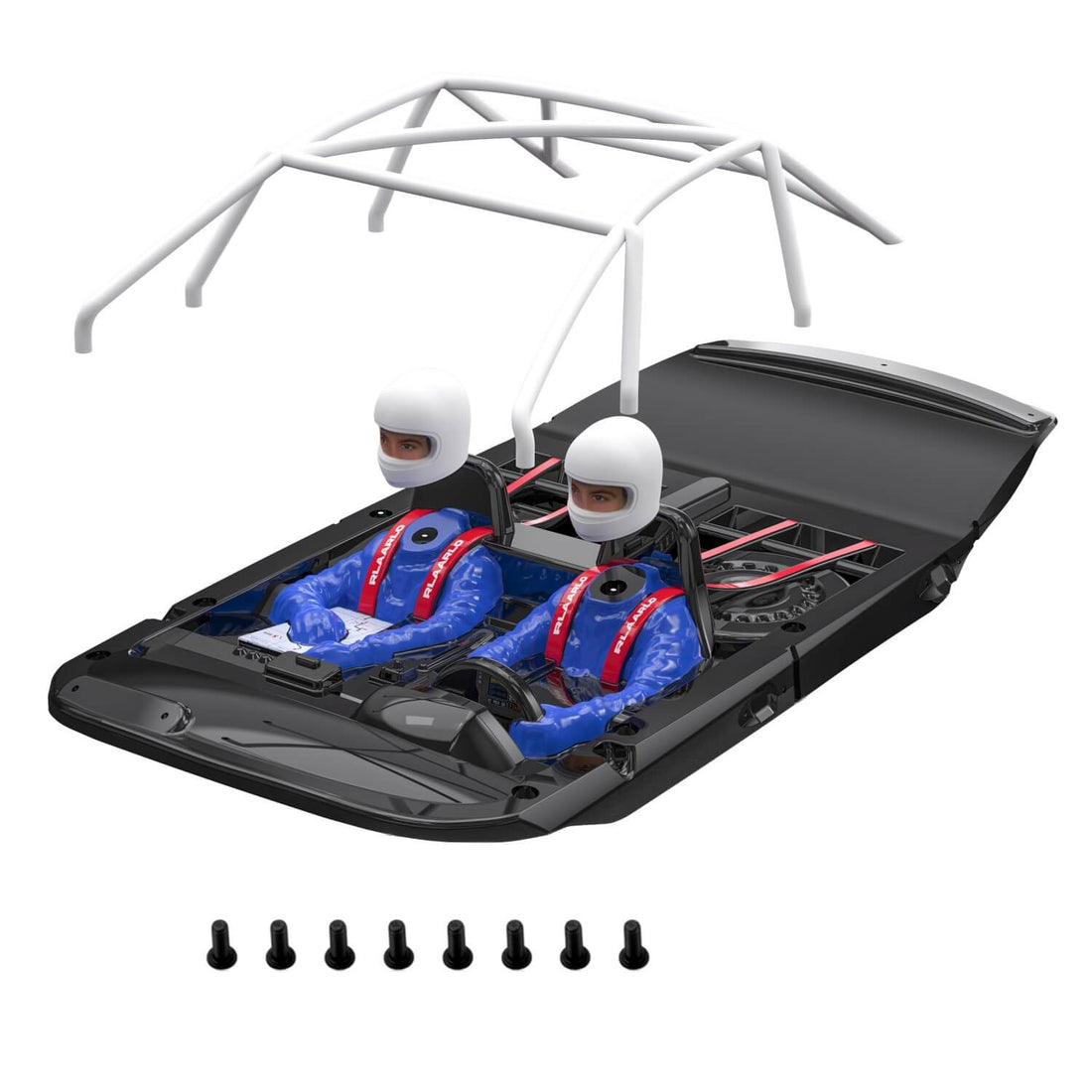 Cockpit Set For XTS-S10 RC Rally Car