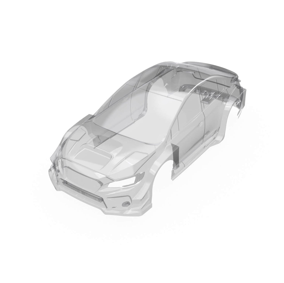 XTS-S10 Rally 1.2mm PC Transparent Car Body For XTS-S10 RC Rally Car