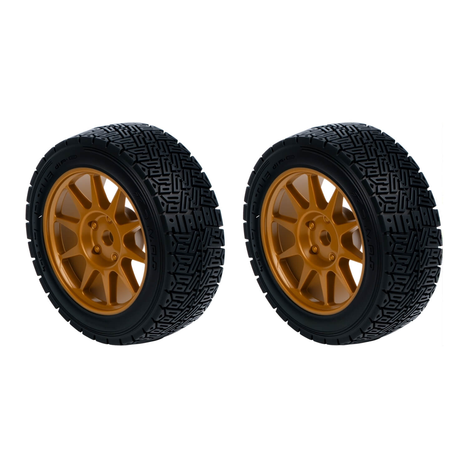 Assembled Wheel Set For XTS-S10 RC Rally Car
