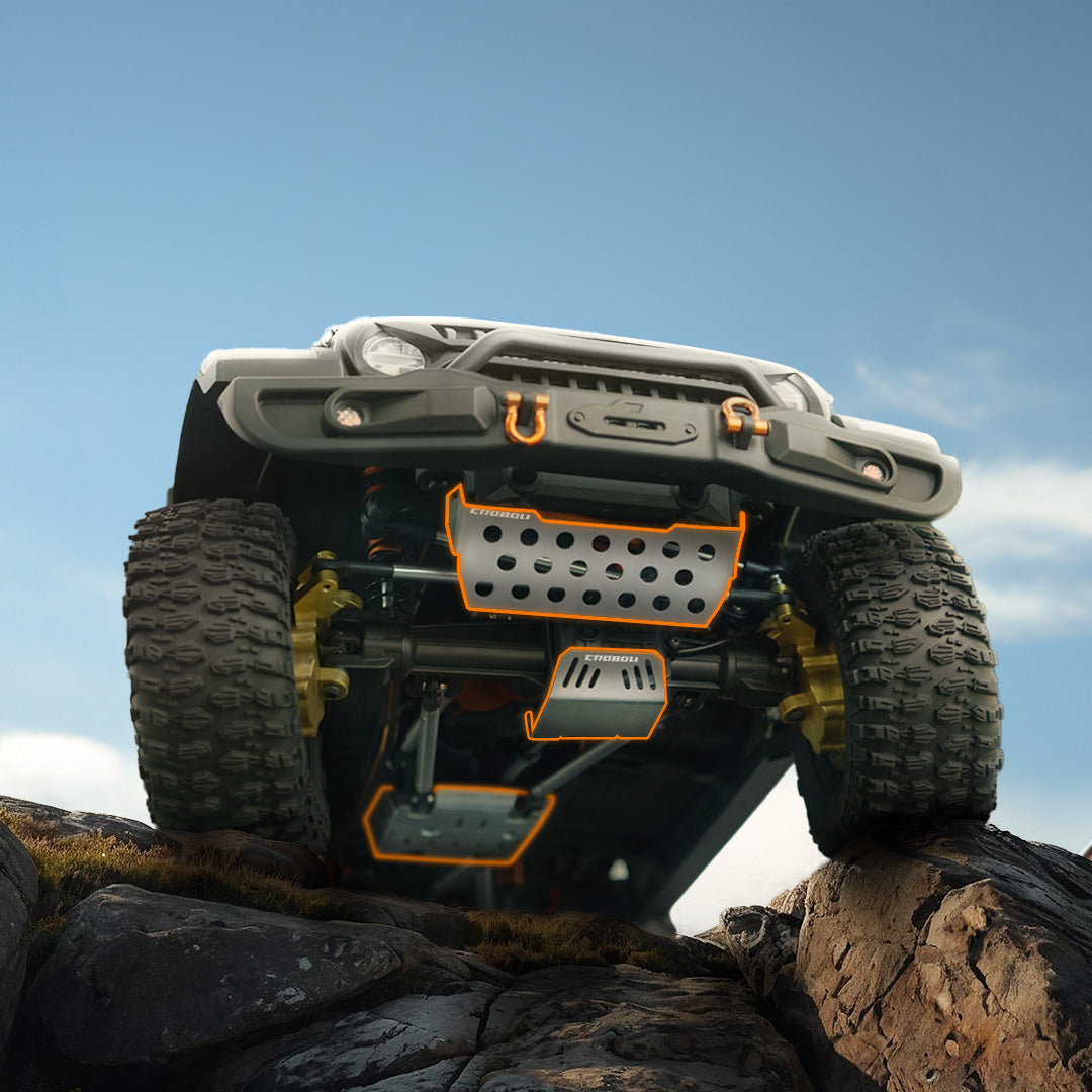 Rlaarlo RC Car Chassis Armor for 1/7 RC Crawler