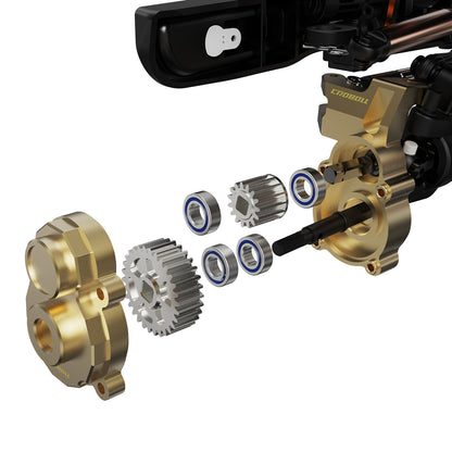 Brass Front Portal drive axle mount(Front) &amp; Portal Housing Inner for 1/7 RC Crawler