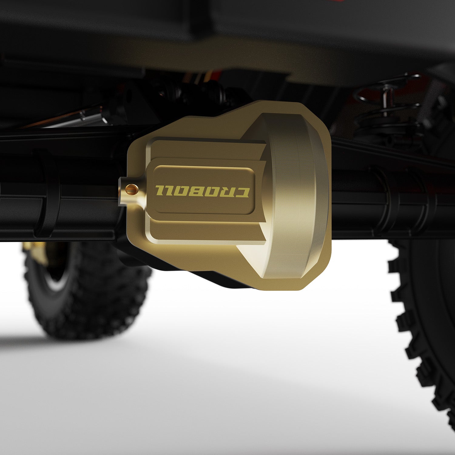Rlaarlo RC Car Brass Front Rear Axel Diff Covers for 1/7 Crawler