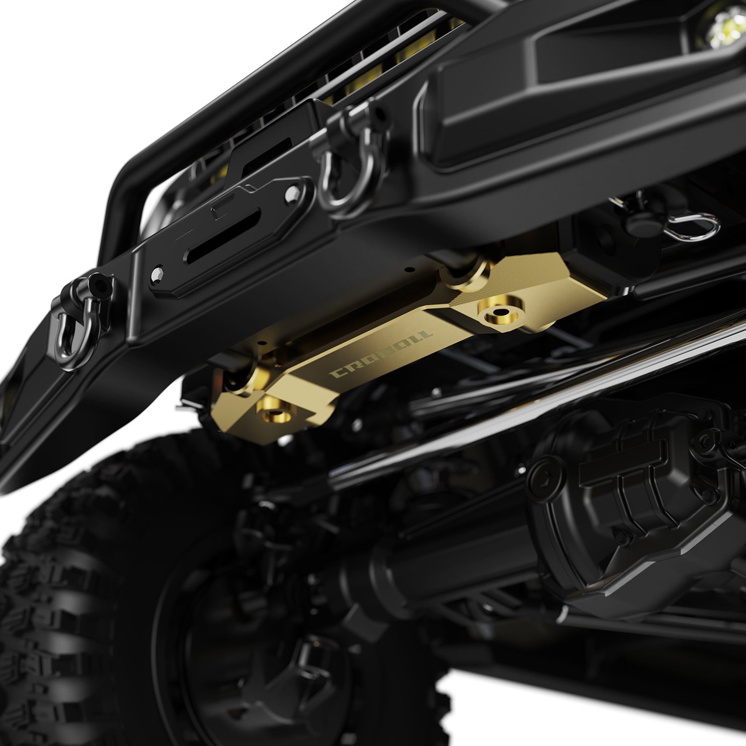 Rlaarlo RC Car Brass Front Bumper Mount for 1/7 RC Crawler