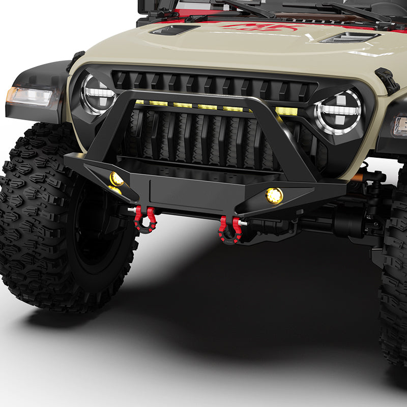 Rlaarlo RC Car Stubby Front Bumper with Bull Bar Hoop for MK-07