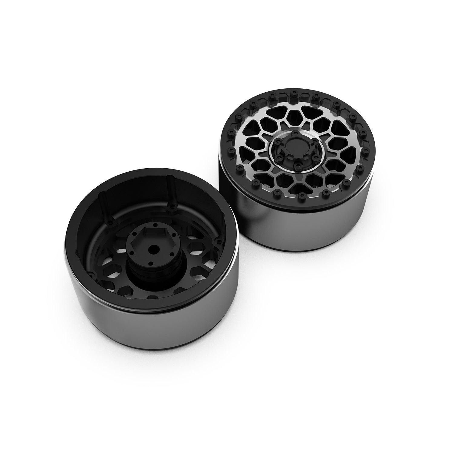 Rlaarlo RC Car Aluminum Wheel Hub(4pcs) for 1/7 RC Crawler