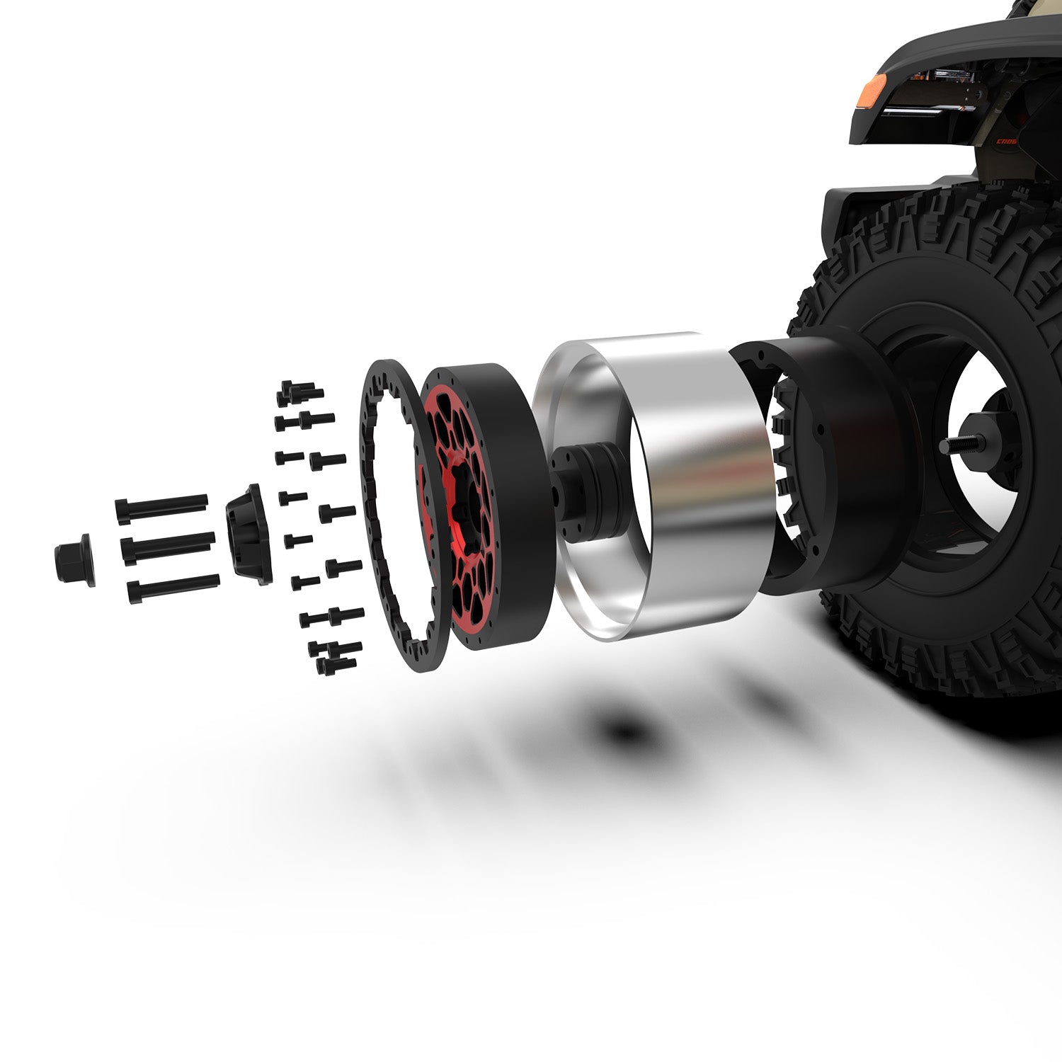 Rlaarlo RC Car Aluminum Wheel Hub(4pcs) for 1/7 RC Crawler