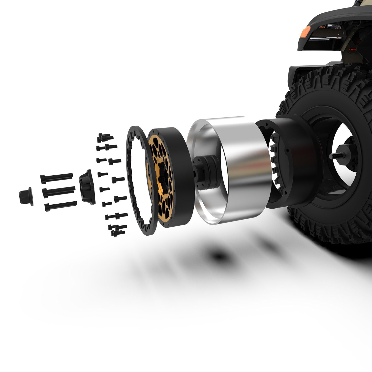 Rlaarlo RC Car Aluminum Wheel Hub(4pcs) for 1/7 RC Crawler