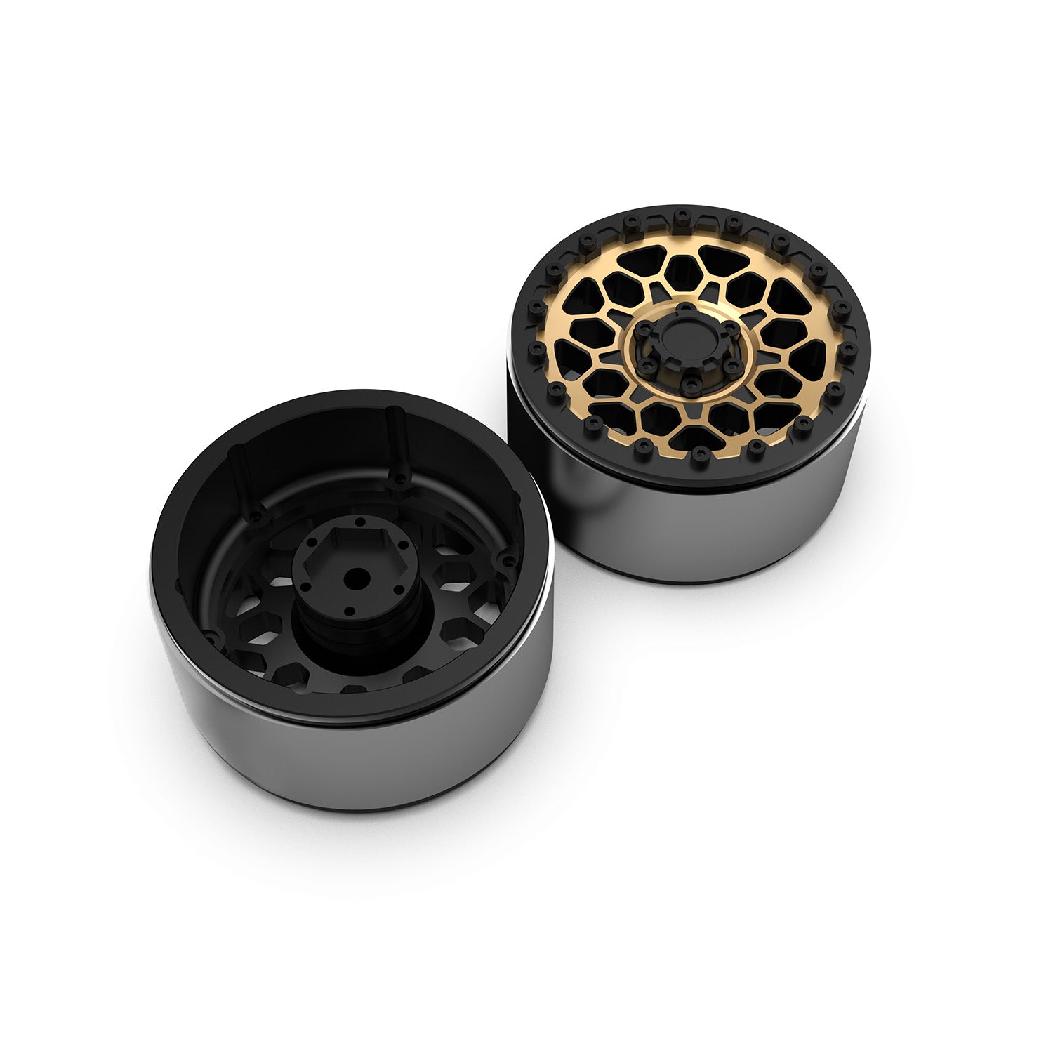 Rlaarlo RC Car Aluminum Wheel Hub(4pcs) for 1/7 RC Crawler