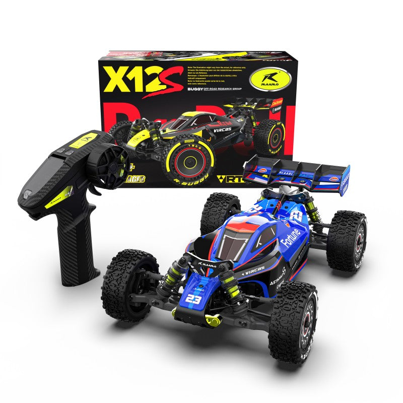Rlaarlo RC Car 1/12 Metal Brushless 4WD RTR Buggy,X12S Blue