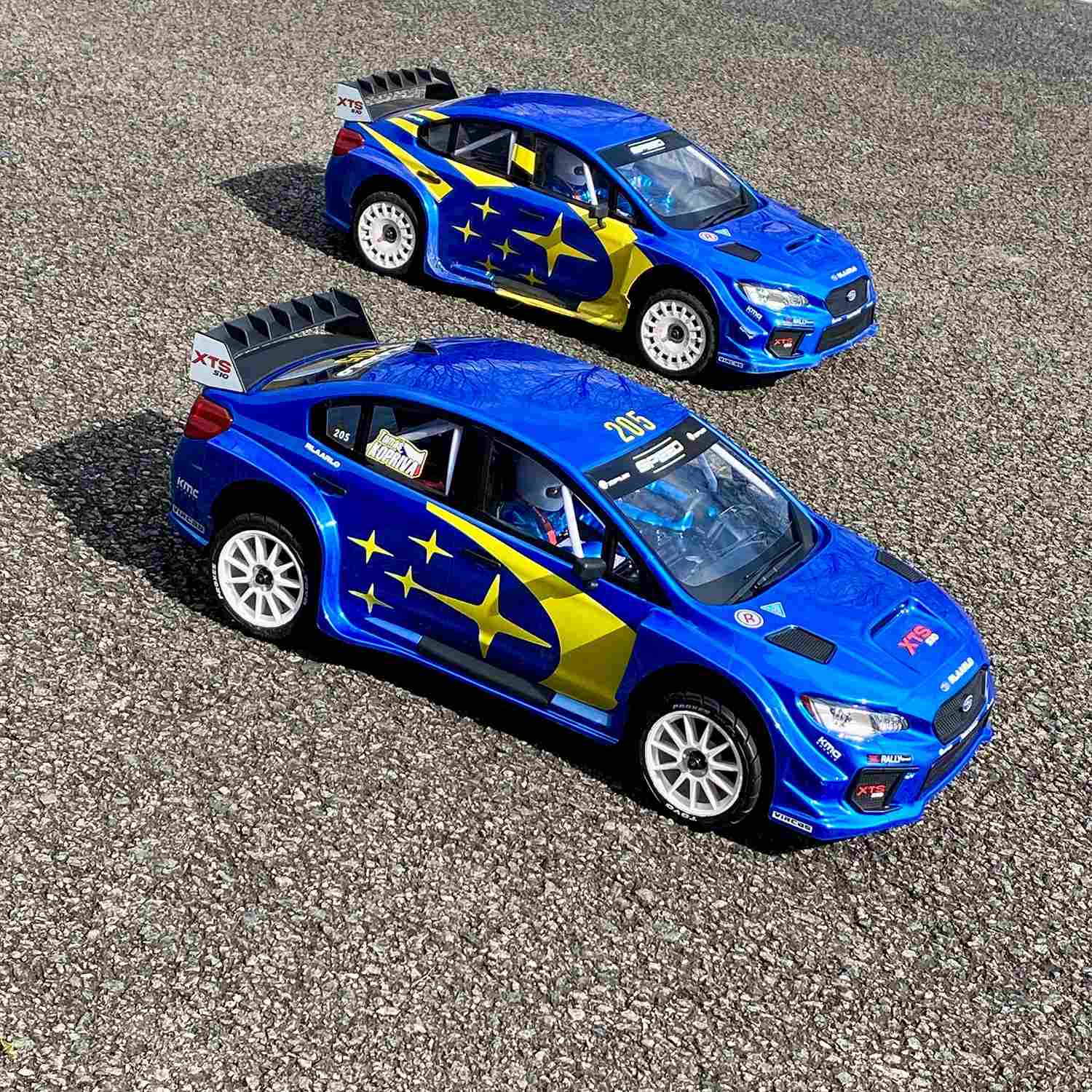 Rlaarlo 1/10 Scale RTR 4WD Carbon Fiber Brushless RC Rally Car | XTS-S10