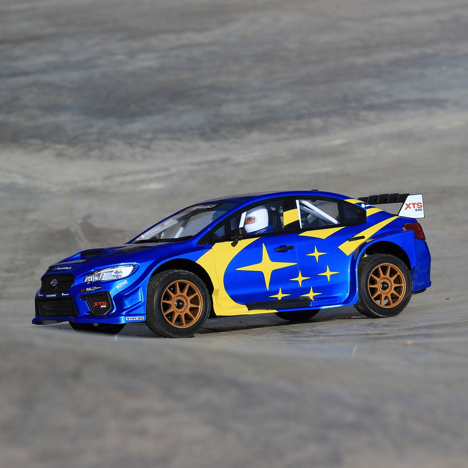 Rlaarlo 1/10 Scale RTR 4WD Carbon Fiber Brushless RC Rally Car | XTS-S10