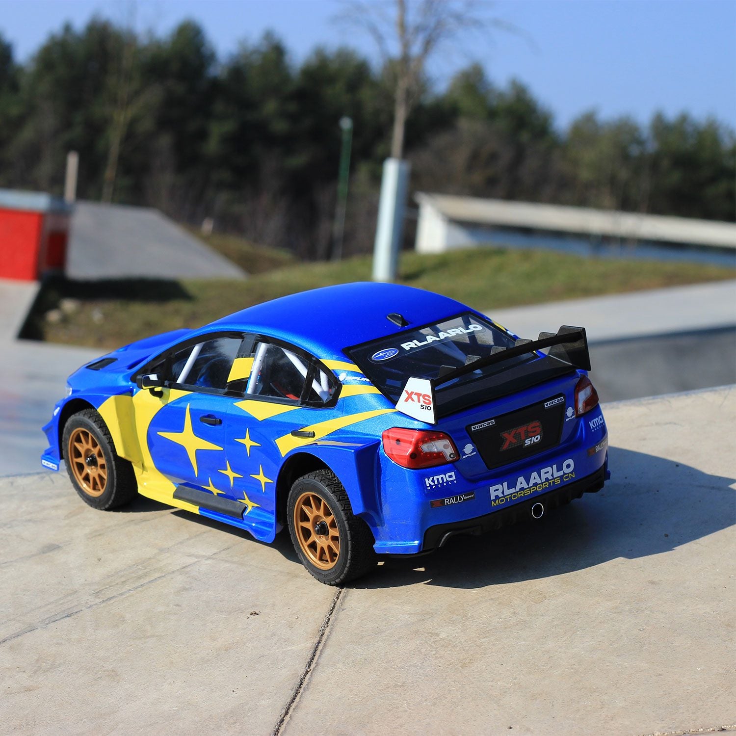 Rlaarlo 1/10 Scale RTR 4WD Carbon Fiber Brushless RC Rally Car | XTS-S10