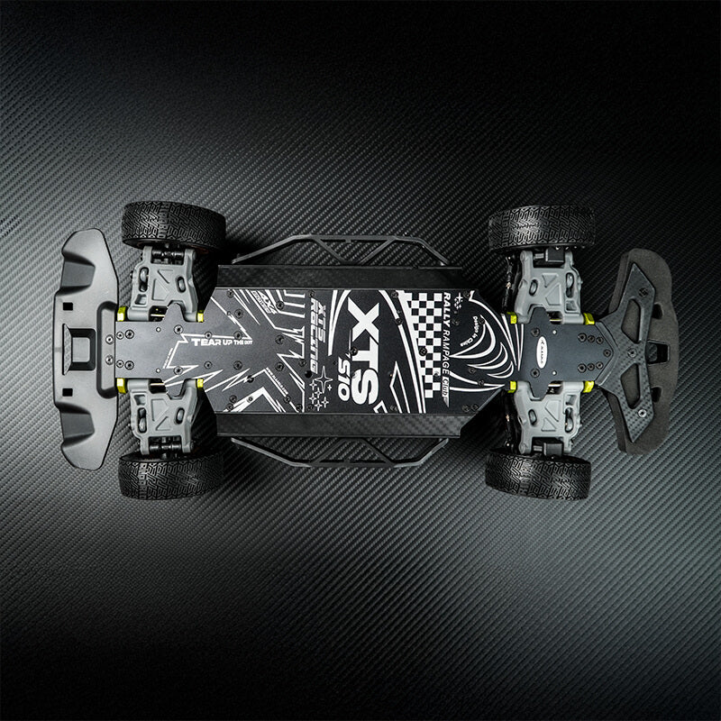 Rlaarlo 1/10 Scale RTR 4WD Carbon Fiber Brushless RC Rally Car | XTS-S10