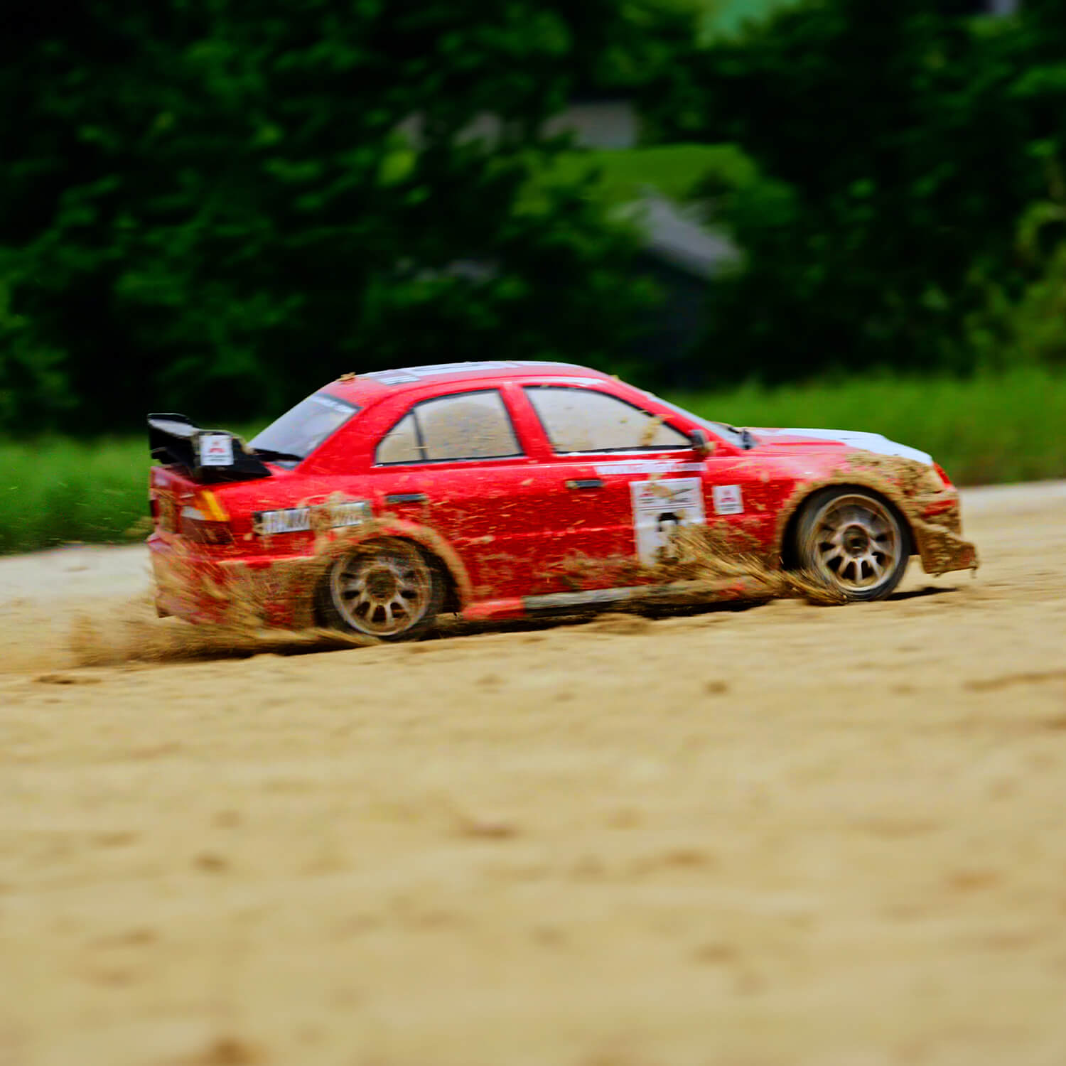 Mitsubishi EVO 6.5 TME Licensed 1/7 Brushless RTR RC Rally Car | SLEVO-07