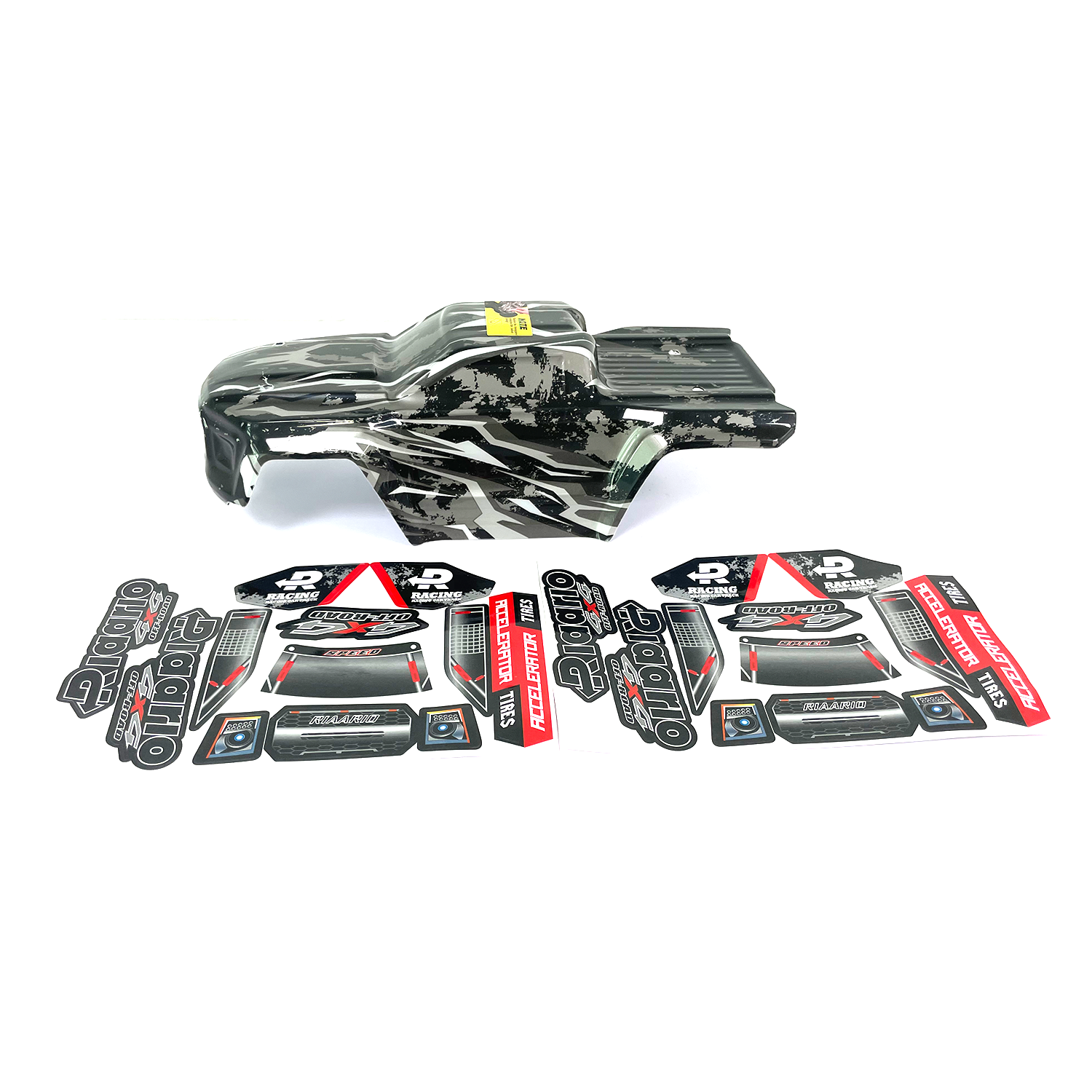 Rlaarlo RC Car Rlaarlo RLC-005 Parts, PVC Car Body, Body Shell RC Racing Car Accessories Grey