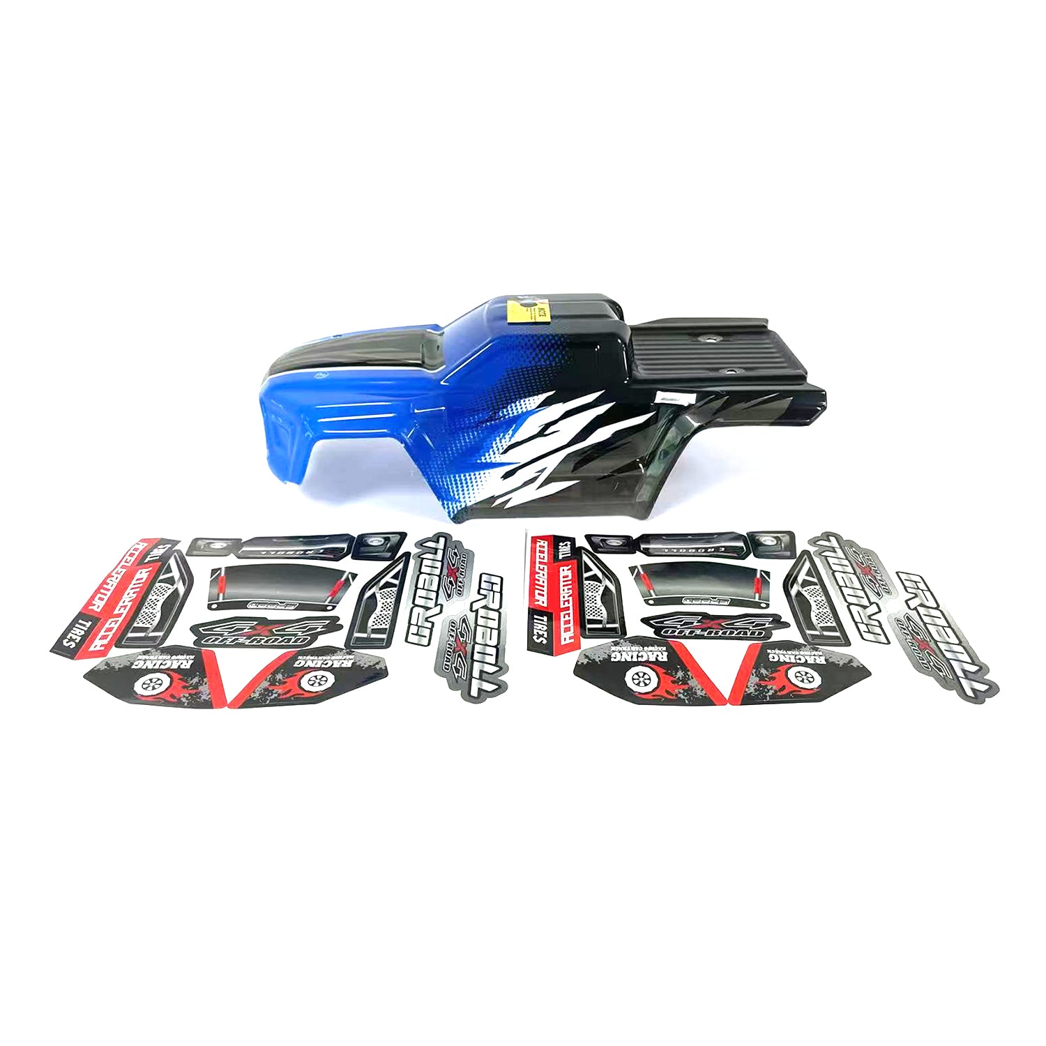 Rlaarlo RC Car Rlaarlo RLC-005 Parts, PVC Car Body, Body Shell RC Racing Car Accessories Blue