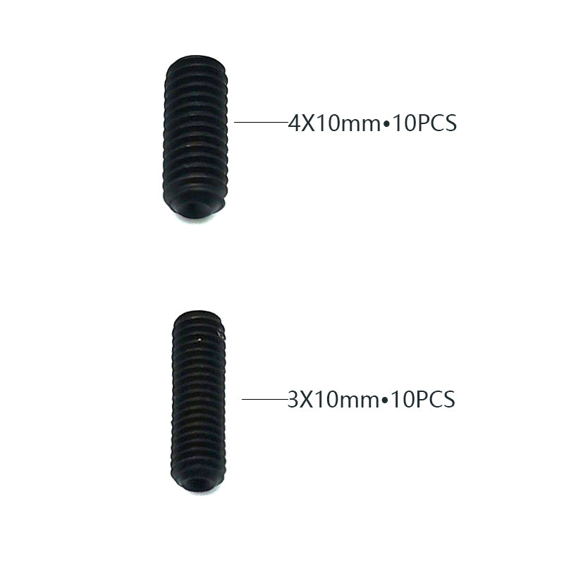 Set Screws (M3*10 & M4*10 ) For 1/10 Scale On-Road Cars