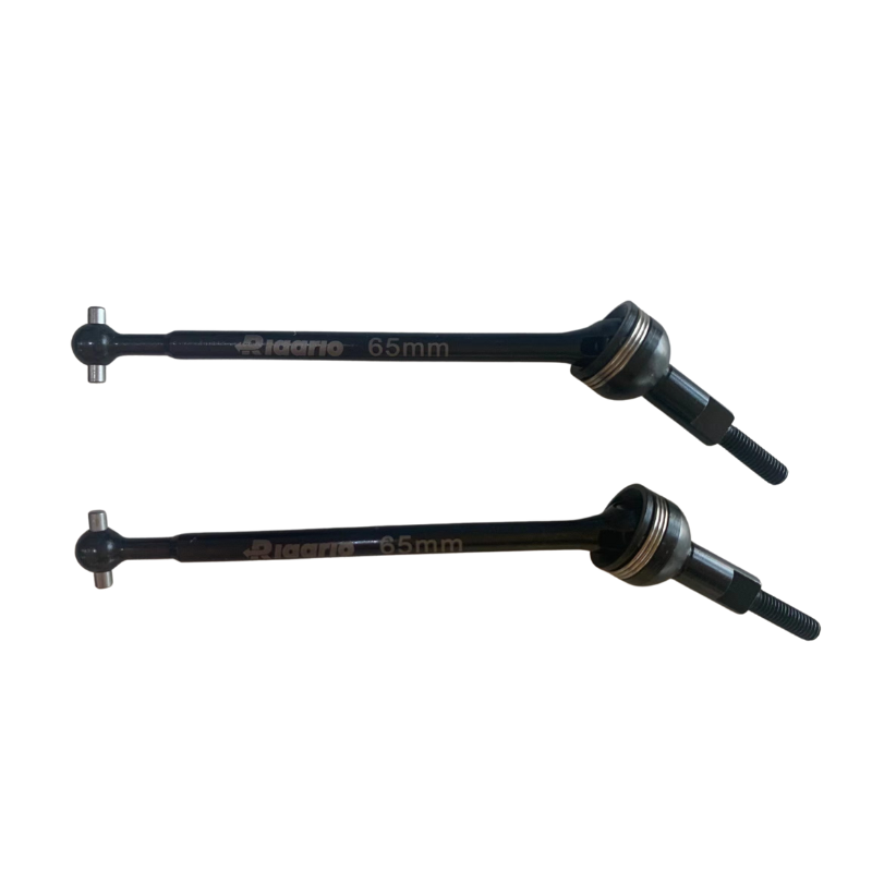 Rlaarlo RC Car Rlaarlo Latest Carbon Steel Front Dogbone For 1/14 and 1/12  Buggy and Truggy (2PCS, Black)