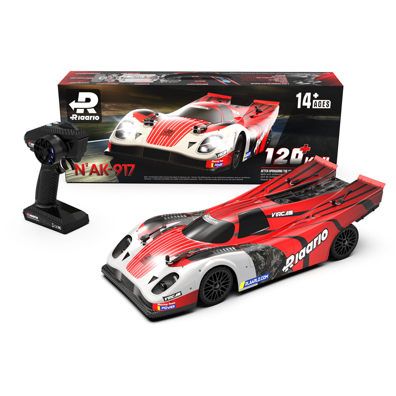 Rlaarlo RC Car Rlaarlo 1/10  Metal Version Brushless RTR On-Road Cars, Supercar,AK-917 Brushless Red
