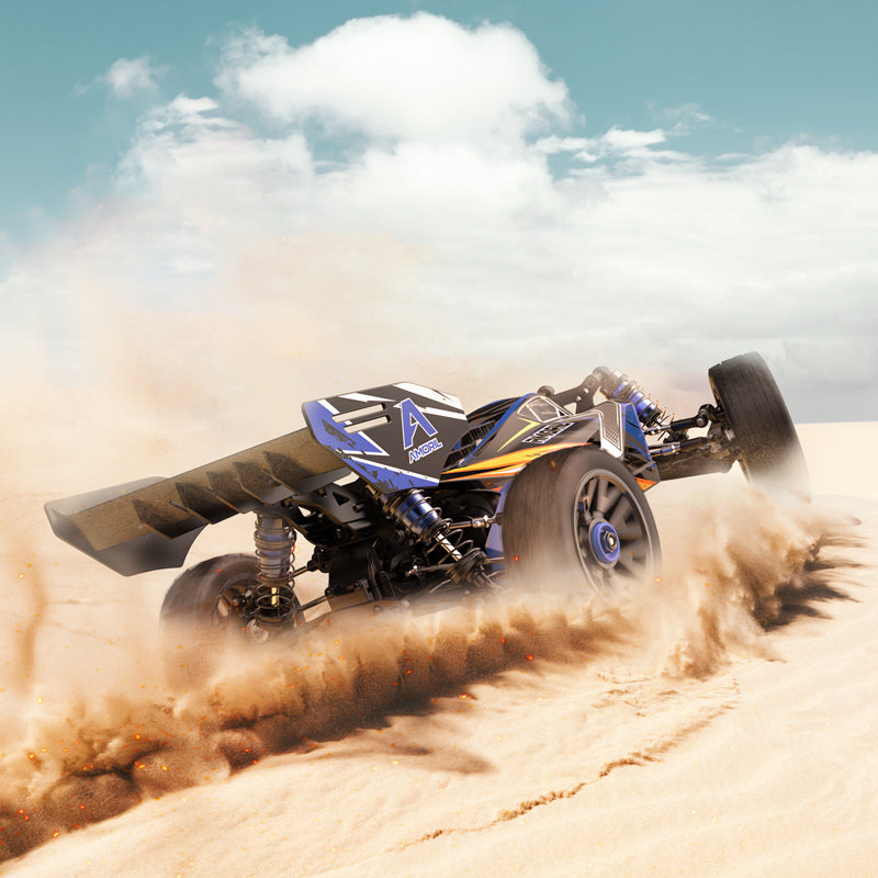 Rlaarlo RC Car 1:14 70+KMH Off-Road Racing Buggy, Dark Blue, RLA-14001B