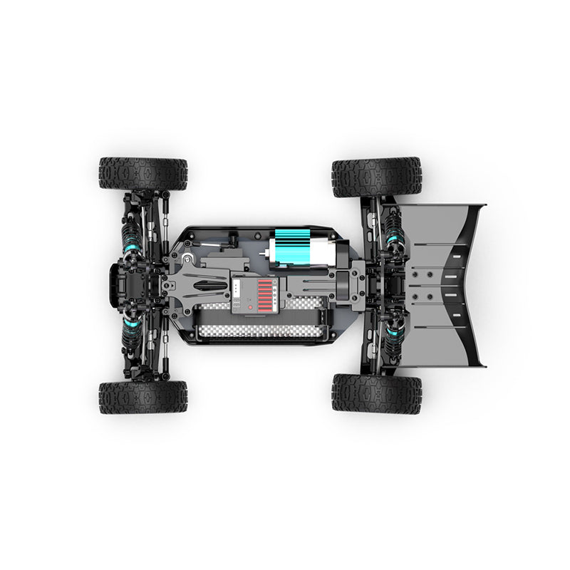 AMORIL 1:14 70+KMH Off-Road Racing Buggy, Teal/Cyan, RLA-14001T